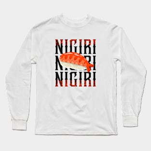 Nigiri Nigiri Nigiri Sushi Vintage Long Sleeve T-Shirt